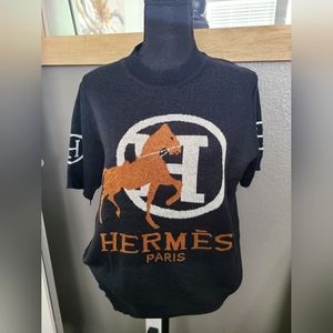 Knitted Short Sleeves Shirt